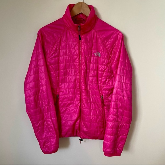 The North Face Pink Puffer Jacket Packable Outdoors Size Medium - Picture 1 of 10